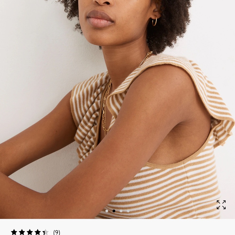 Madewell Wool Ruffle Top - Picture 8 of 10
